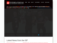 Tablet Screenshot of internationalskateboardingfederation.org